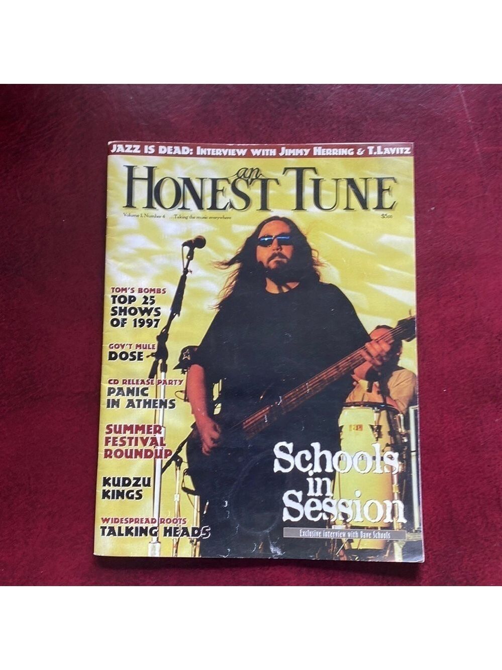 Widespread Panic David Schools Featured an Honest Tune Magazine Volume 1 #4